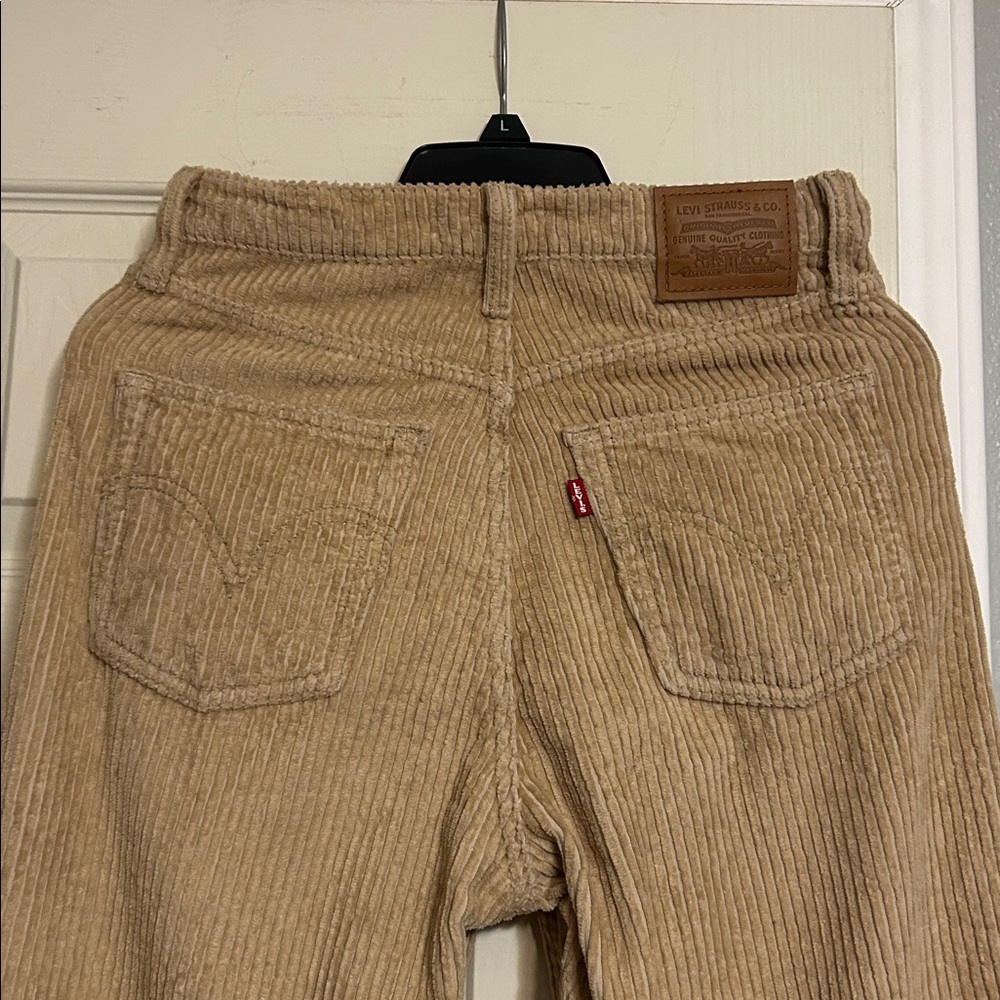 $🔟💰Moving🚚Sale Levi’s tan corduroy ribcage straight ankle sz 27 - Picture 5 of 7